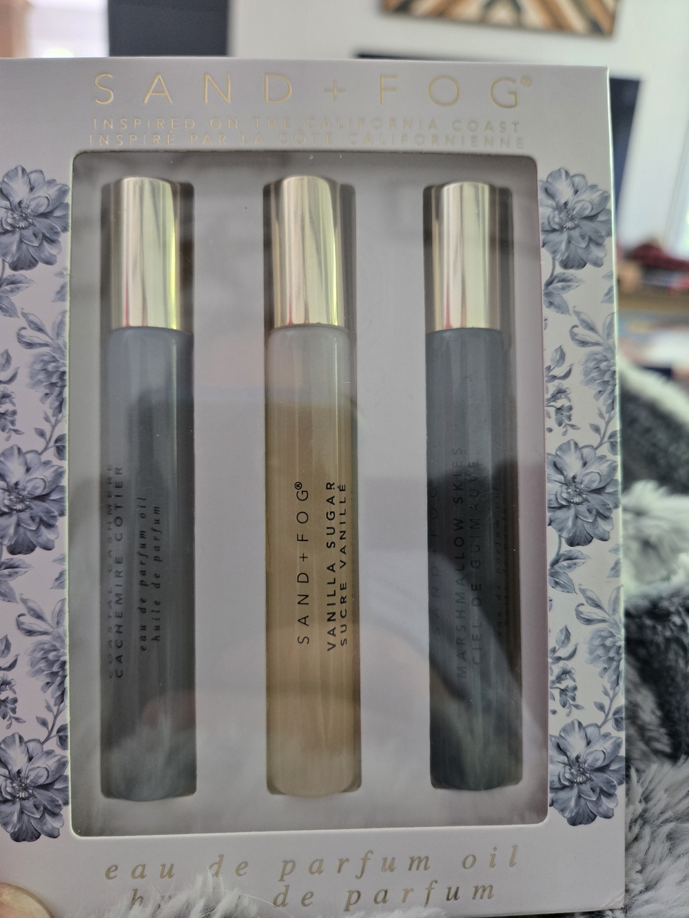 SAND+FOG Eau de Parfum Oil Trio - Blue & Cream Shades